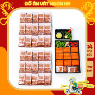 combo 120 gói đùi bò quay snack ăn vặt cùng bà tuyết đồ ăn vặt ngon hn