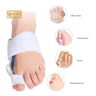 [Tranquil Living] Gel Bunion Nẹp Máy duỗi ngón chân lớn Corrector Giảm đau chân Hallux Valgus mới