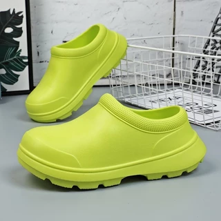 Giày đầu bếp nhà bếp giày đặc biệt chống thấm nước chống trượt giày đi mưa nam nữ phục vụ giày chống dầu giày làm sạch