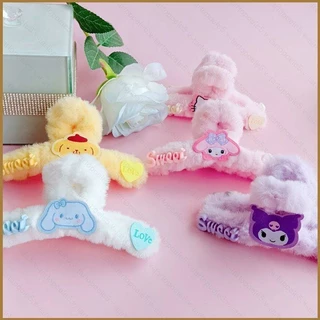 Hoạt Hình Tốt Sanrio Sang Trọng Kẹp Tóc Thu Đông Lớn HairClips Giai Điệu Kurumi Mũ Đội Đầu Nữ Tóc Accessor