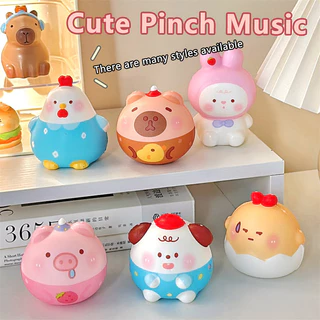 Cminyp Dễ Thương Capybara Bóp Đồ Chơi Hoạt Hình Thỏ Lợn Thần Tài Đồ Chơi Squishy Pinch Nhào Đồ Chơi Giảm Căng Thẳng Đồ Chơi Kid Đảng Ủng Hộ Nhà