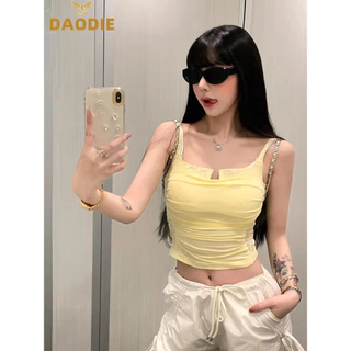 DAODIE Áo 2 dây áo ba lỗ Thời trang hàn quốc rực rỡ nhí nhảnh thanh lịch Fashion WCS2451EF8 21Z240524