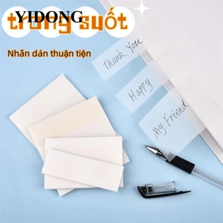 Yidongset up 50 nốt dính trong suốt tự dính phù hợp cho sinh viên / văn phòng