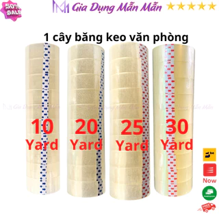 SKU70 - Băng keo trong văn phòng loại nhỏ, 1 cây 10 cuộn rộng 1.8cm, 10-20-25-30-40-50YARD