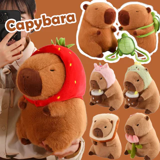 Gấu bông Capybara siêu mềm Búp Bê Nhồi Bông Capybara Mềm Mại Đáng Yêu, Gấu Bông Mô Phỏng Capybara Kích thước 23cm/30cm/45cm