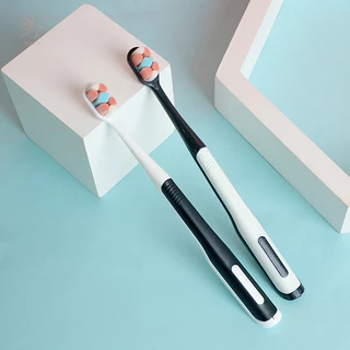 [Maybeauty] Chăm sóc vệ sinh răng miệng Tóc mềm siêu mịn Bàn chải đánh răng du lịch di động có hộp {VN}