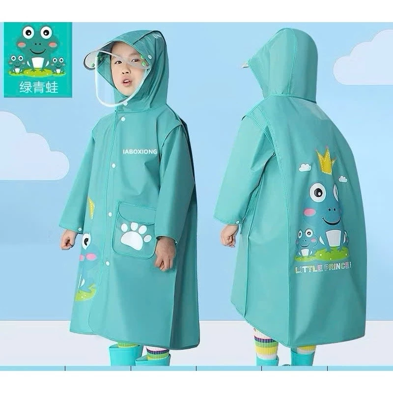 Áo Mưa Học Sinh Đi Học Nhiều Hình Hoạt Hình Ngộ Nghĩnh( Trùm Được Cả Cặp Sách) Cho Bé Gái,Bé Trai - áo mưa trẻ em Kute
