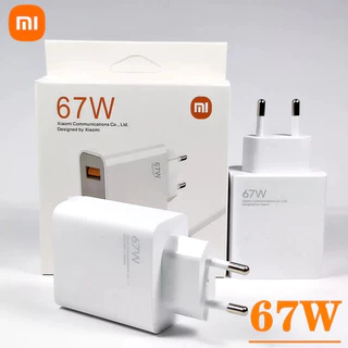 Bộ Sạc Nhanh Xiaomi 67W Cổng Type-C Full Box, Cóc Sạc Kèm Cáp Sạc Nhanh Cho Điện Thoại Xiaomi, OPPO,