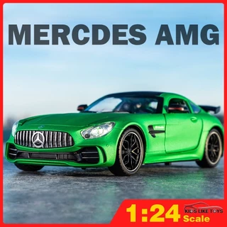 Klt 1: 24 & 1: 32 Xe Mercedes GTR Đồ Chơi Mô Hình Xe Ô Tô Hợp Kim Kim Loại Diecast Đồ Chơi Cho Trẻ Em, Đồ Chơi Trẻ Em Cho Bé Trai Xe Tải Miniauto Đồ Chơi Âm Thanh Và Ánh Sáng