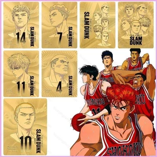 Slam Dunk Truyện Tranh Anime Người Hâm Mộ Bộ Sưu Tập Manga Thẻ Kim Loại Hoạt Hình Hanamichi Sakuragi Kaede Rukawa Quà Tặng Cho Trẻ Em