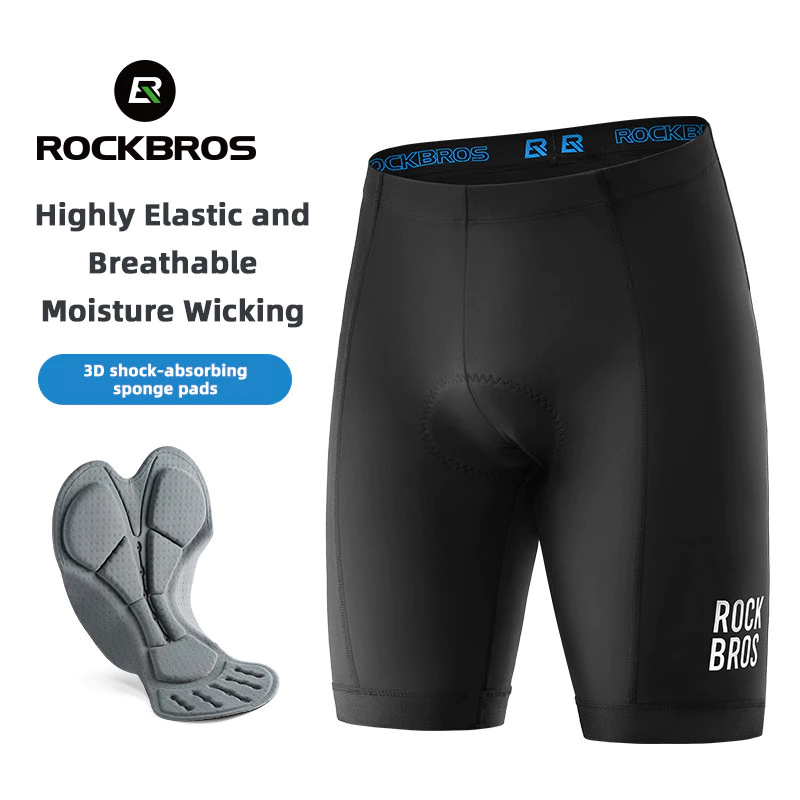 Quần Short ROCKBROS Thoải Mái Thoáng Khí Xe Đạp Đường Bộ Đệm Quần Co Giãn Đi Xe Đạp