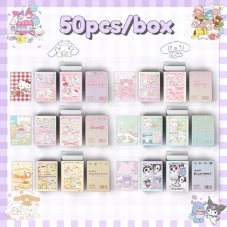 50 Cái / bộ Sanrio Photocard Nhân Vật Anime Thẻ Ảnh Laser Lomo Bộ Sưu Tập Thẻ