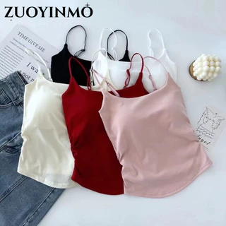 Zuoyinmo Phiên bản Hàn Quốc của áo đệm ngực lót đôi có thiết kế không dây