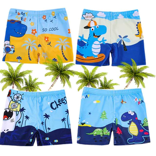 Quần Bơi Trẻ Em Hoạt Hình Thoáng Khí Bé Trai Boxer Quần Short 2024 Phong Cách Mới Nhanh Khô Thanh Niên Bơi Trun