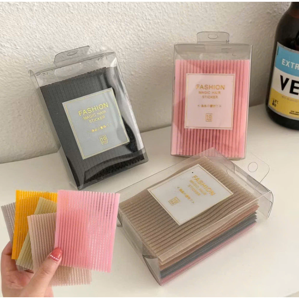 Anhduongshop0209 Hộp 10 miếng dán cố định tóc mái Color Summer