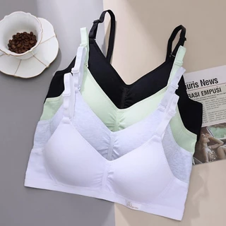 Áo Lót Nâng Ngực Không Gọng Chất Liệu 100% cotton