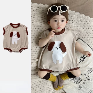 Bộ đồ liền thân cho bé trai mùa hè Quần áo trẻ sơ sinh mùa hè Bộ áo liền quần ngắn tay Onesie