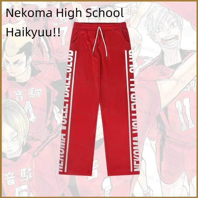 Haikyuu Nekoma Trường Trung Học Mồ Hôi Phù Hợp Với Áo Khoác Quần Kozume Kenma Tetsurou Kuruo cosplay Vải Halloween Trang Phục Tiệc 56