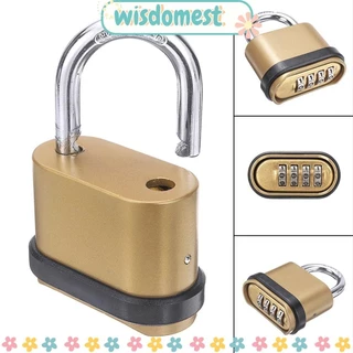 Wisdomest Khóa mật khẩu số 4 chữ số Chống trộm Phụ kiện phần cứng chịu thời tiết Khóa mã