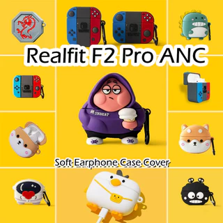 Hàng có sẵn! Dành Cho Realfit F2 Pro ANC Ốp Lưng Hoạt Hình Sáng Tạo Vỏ Tai Nghe Silicon Mềm Vỏ