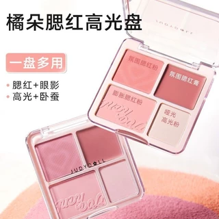 [Sản phẩm mới] Màu cam Blush High Disc Blush Cream Powder Blush Mud Màu mở rộng Matte High Gloss Brightening Surface