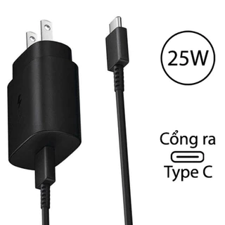 Combo Sạc Nhanh 25W TypeC To TypeC Cho các dòng Máy chân cắm typeC bảo hành 6 tháng

