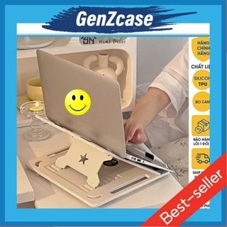 Giá đỡ laptop, máy tính macbook ipad đọc sách bằng nhựa xoay 360 độ có 7 nấc điều chỉnh độ cao siêu bền