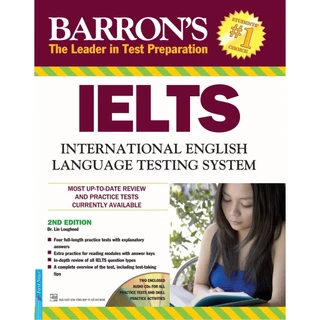 Sách Barron's IELTS International English (2nd Edition)+2CD (Tái Bản 2018)