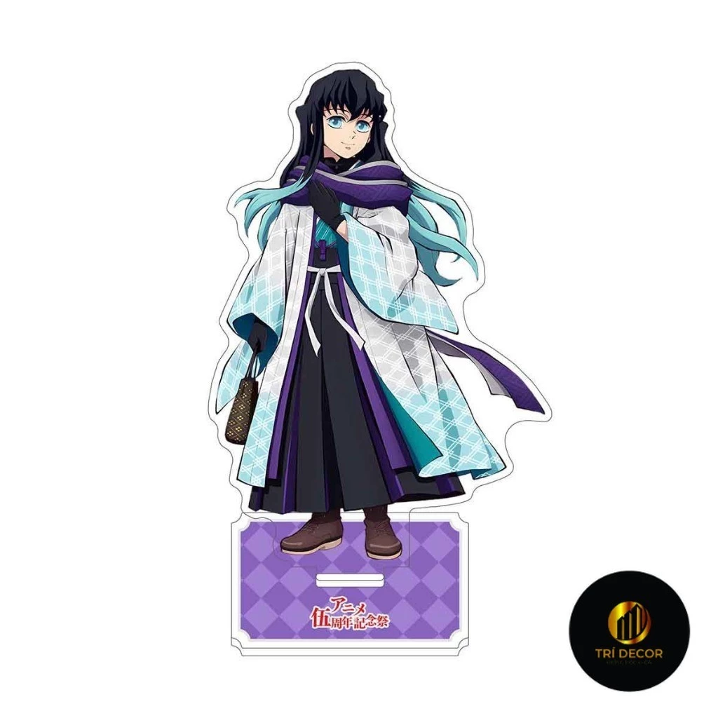 Mô hình standee KIMETSU NO YAIBA ver DU LỊCH tượng acrylic anime mica chibi trang trí trưng bày