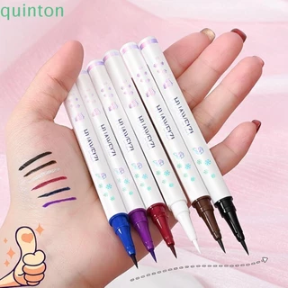 Shanhai Liquid Eyeliner Pen Nhanh Khô Tím Đen Nâu Siêu Mịn Nổi Bật Nhiều Màu Sắc Matte Eyeliner Vẽ Mặt Mỹ Phẩm Chống Thấm Nước Mắt Hàn Quốc Dụng Cụ Trang Điểm