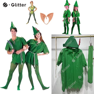 Peter Pan Cosplay Trang Phục Người Lớn Halloween Carvinal Cosplay Trang Phục Cho Trẻ Em Trẻ Em Dành Cho Nam Nữ Trang Phục Hóa Trang Tất