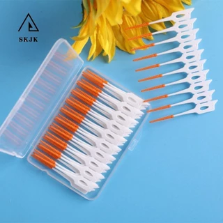 Skjk 160 Chiếc Bàn Chải Interdental, Tăm Có Thể Tái Sử Dụng, Kích Thước Đồng Nhất 1-4mm Dụng Cụ Vệ Sinh Răng Miệng Di Động Làm Sạch Chỉnh Nha