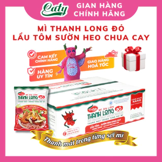 [HÀ NỘI] Mì gói Thanh Long Đỏ Lẩu Tôm - Sườn Heo Chua Cay Caty