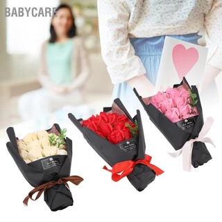 Babycare 18 Nhân Tạo Hoa Hồng Thực Tế Bó Nhựa Giả Cho Lễ Tình Kỷ Niệm Đám Cưới Sinh Nhật