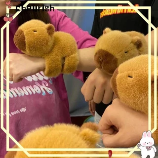 Cheurish Capybara Đồ chơi sang trọng, Vòng đeo tay động vật hoạt hình Vòng tay tát động vật, Vòng đeo tay Huggers Đồ chơi tát