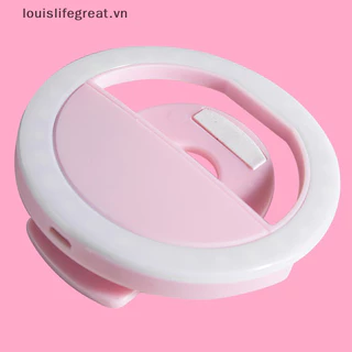 Louislifegreat USB Charge LED Selfie Ring Light Ống kính điện thoại di động cho điện thoại Selfie Light Mới