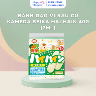 Bánh Gạo Vị Rau Củ Kameda Seika Hai Hain 40g (7M+)