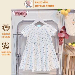 Đồ mặc nhà Váy XOOP cotton 4 chiều basic cho bé gái (11-21kg) V17,Đồ bộ thời trang shop phúc yến