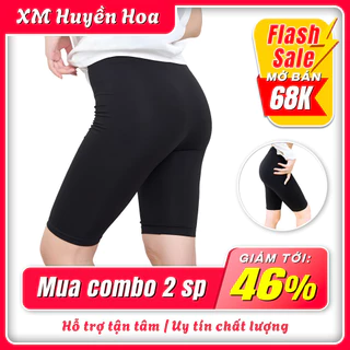 Quần đùi nữ legging ngố lưng thun chất cotton mềm mát siêu đẹp, quần short nữ - Huyền Hoa Shop