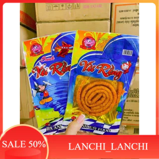 Bịch 30 Gói Snack Vòi Rồng BA ANH EM, Que Tăm Cay Tuổi Thơ, đồ ăn vặt cổng trường