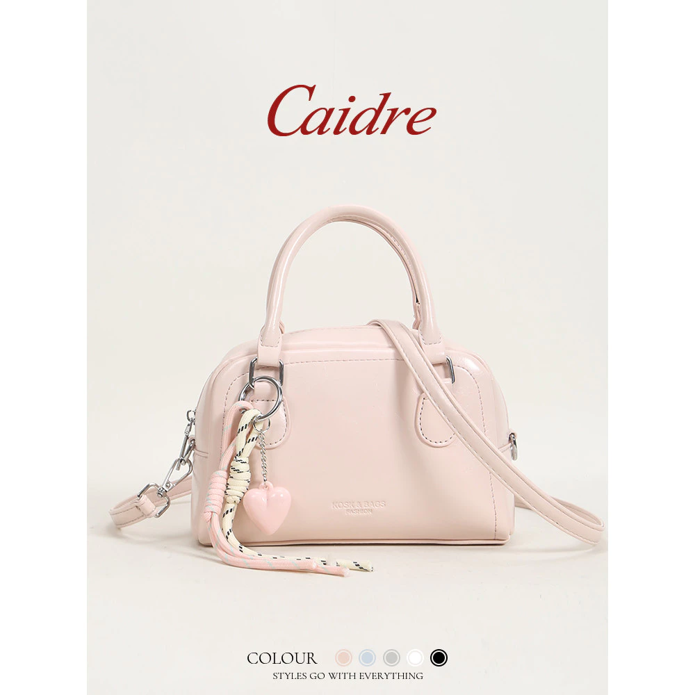Caidre Túi Bowling Dễ Thương Di Động Sang Trọng Túi Nữ Hợp Thời Trang Đi Làm Túi Messenger