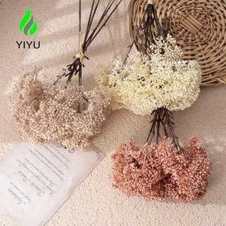 YIYU 6 Bó Hoa Nhân Tạo, Sống Động Handmade Trái Cây Nhỏ Bud Trang Trí Cây, Sắp Xếp Hoa Nhựa Thực Tế Hoa Giả Ngày Lễ Trang Trí Tiệc