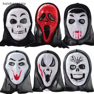 Baishanggala Halloween Kinh Dị Quỷ Nửa Mặt nạ Cosplay Mặt nạ Halloween Biểu Diễn Trang Phục Đạo Cụ ADS