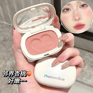 Gấu Đơn Màu Blush Lâu Dài Tự Nhiên Chống Thấm Nước Mờ Bột Khoai Tây Nghiền Hoàn Thiện Kem Blush