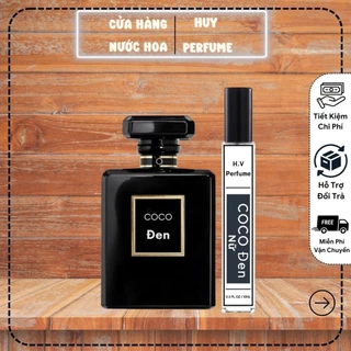 Nước Hoa Nữ Coco Đen Quyến rũ Sang trọng Bí ẩn Nổi Bật Xịt Thơm Cosmetic Women Perfume