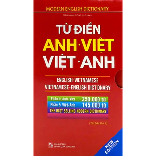 sách - Từ điển Anh Việt - Việt Anh (bìa mềm) - tái bản 02 - (MT)