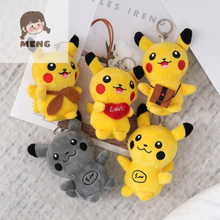 Meng [Code CLS2404B giảm 30k đơn 99k] Móc khóa hình Pikachu chứa đầy dễ thương