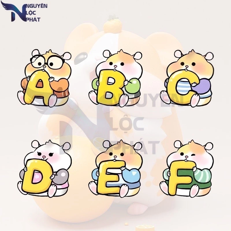 Acrylic Trâm Chữ Hoạt Hình Sáng Tạo Dễ Thương Huy Hiệu Quần Áo Túi Trang Trí nlp shop anime