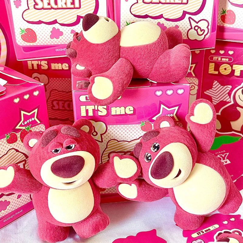 [Sẵn sàng] Gấu dâu IT 'S ME Series Hộp mù Lotso Búp bê thủ công Quà tặng trang trí máy tính để bàn cho bé gái