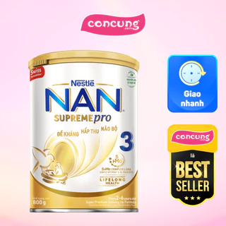 Sữa NAN SUPREME PRO số 3 800g (2-6 tuổi)